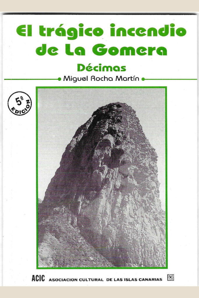TRAGICO INCENDIO DE LA GOMERA — portada