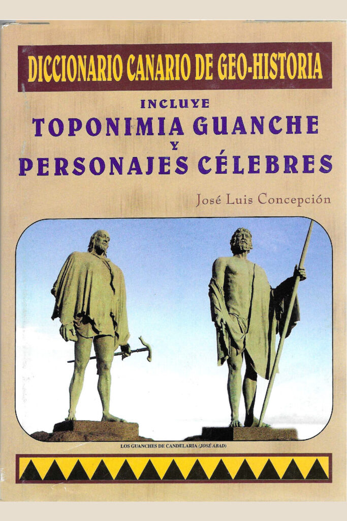 DICCIONARIO CANARIO DE GEO-HISTORIA — portada